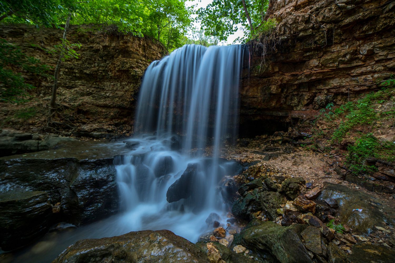 waterfall shoot with ND filter